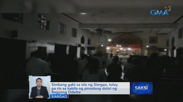 Simbang gabi sa isla ng Siargao, tuloy pa rin sa kabila ng pinsalang dulot ng Bagyong Odette | Saksi