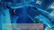 World deepest swimming pool.