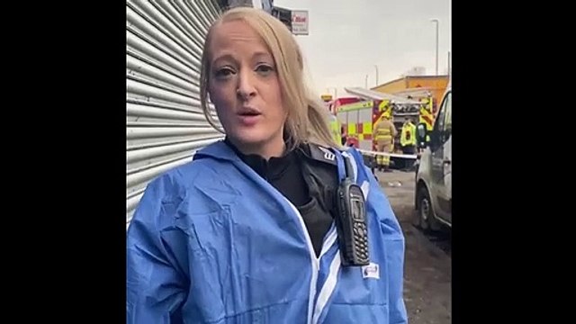 Burnley Police and LFRS attend cannabis fire on Colne Road