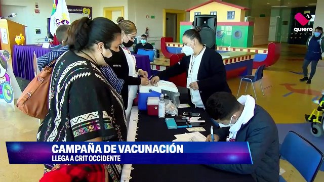 Vacunación contra Influenza del ISSSTE llega al CRIT de Occidente
