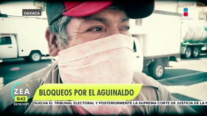 Recolectores de basura bloquearon calles de Oaxaca