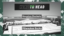 Milwaukee Bucks vs Houston Rockets: Spread