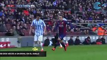 El día que Jordi Alba no vio la roja tras patear dos veces a un rival en el suelo
