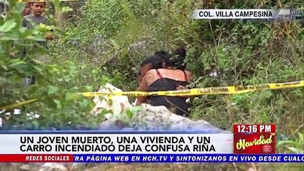 ¡Salvaje! Un joven muerto, un carro y una casa incendiados, deja confusa riña en col. Villa Campesina
