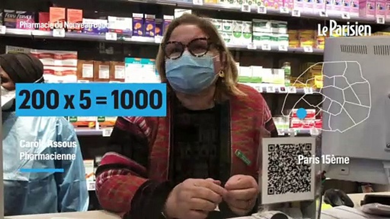 Les Parisiens à la recherche d’autotests avant les fêtes de fin d’année