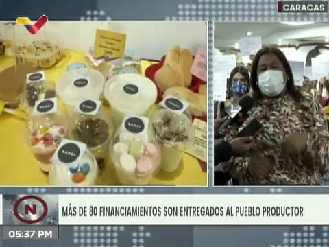 Min. Noris Herrera entregó financiamientos a diversas Unidades Productivas y Consejos Comunales