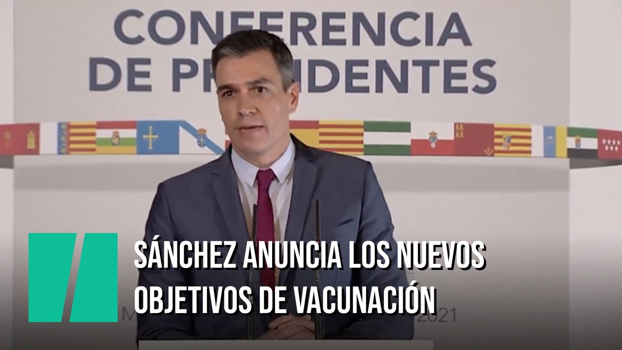 Los nuevos objetivos de vacunación del Gobierno