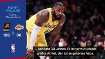 Williams über LeBron: “Ein phänomenaler Athlet”