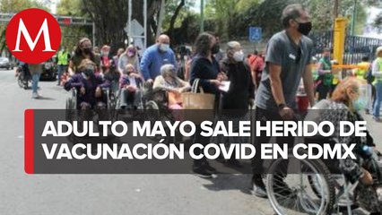 Download Video: Malas condiciones en sede vacunación para personas de tercera edad, CDMX