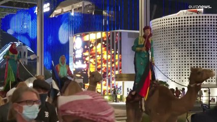 شاهد: قافلة الجمال تصل موقع إكسبو دبي 2020 بعد رحلة استغرقت 13 يوما في الصحراء