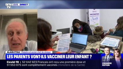 Télécharger la video: Vaccination des 5-11 ans: pour Alain Ittah, pédiatre, 