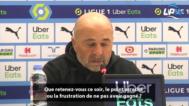 OM 1-1 Reims : Sampaoli partage sa frustration et explique ses choix