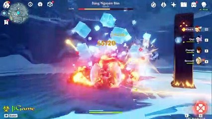 Cách Đánh  Băng Nguyên Bản Genshin Impact