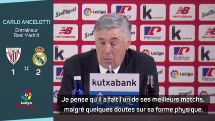 21e j. - Ancelotti : "Benzema mérite cette ovation"