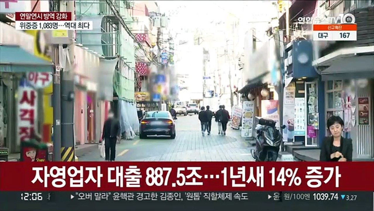 자영업자 대출 887.5조…1년새 14% 증가