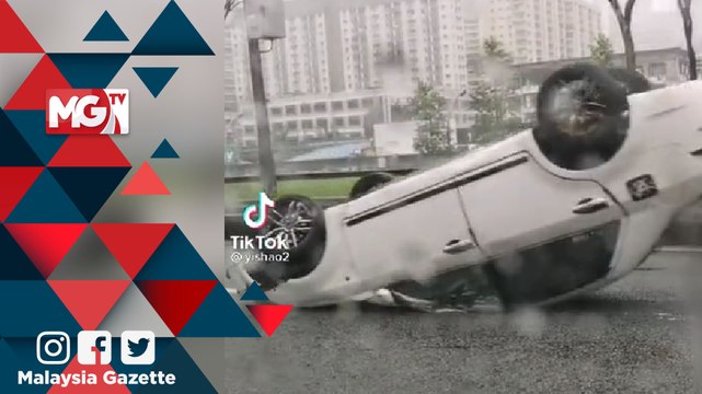 MG VIRAL : Tular Kereta Ditunda Terbalik