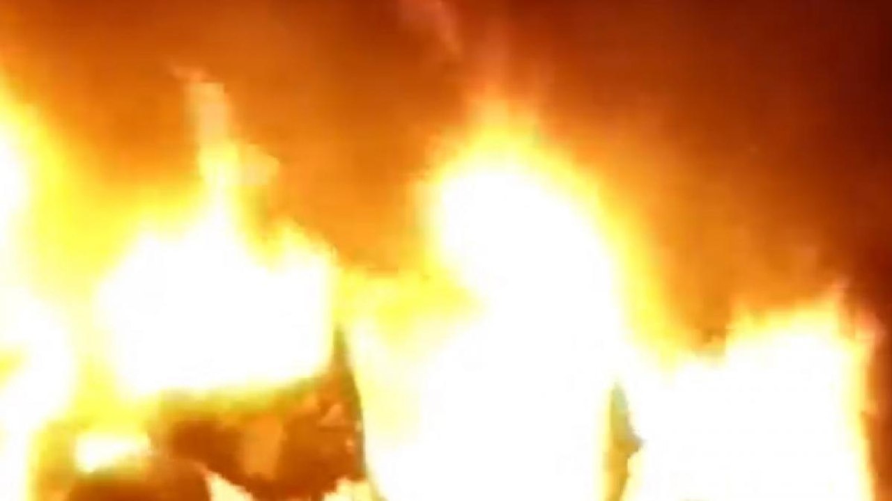 Delhi: Moving car catches fire in Tughlakabad