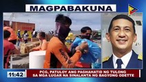 PCG, patuloy ang paghahatid ng tulong sa mga lugar na sinalanta ng bagyong Odette