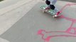 Toddler Shows Cool Tricks While Skateboarding At Skate Park