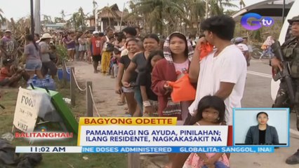 Pamamahagi ng ayuda, pinilahan; ilang residente, nagkakasakit na | BT
