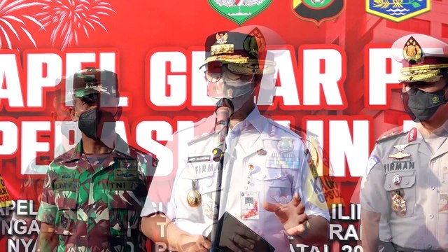 Gubernur Anies Pimpin Apel Gelar Pasukan Gabungan Operasi Lilin Jaya 2021