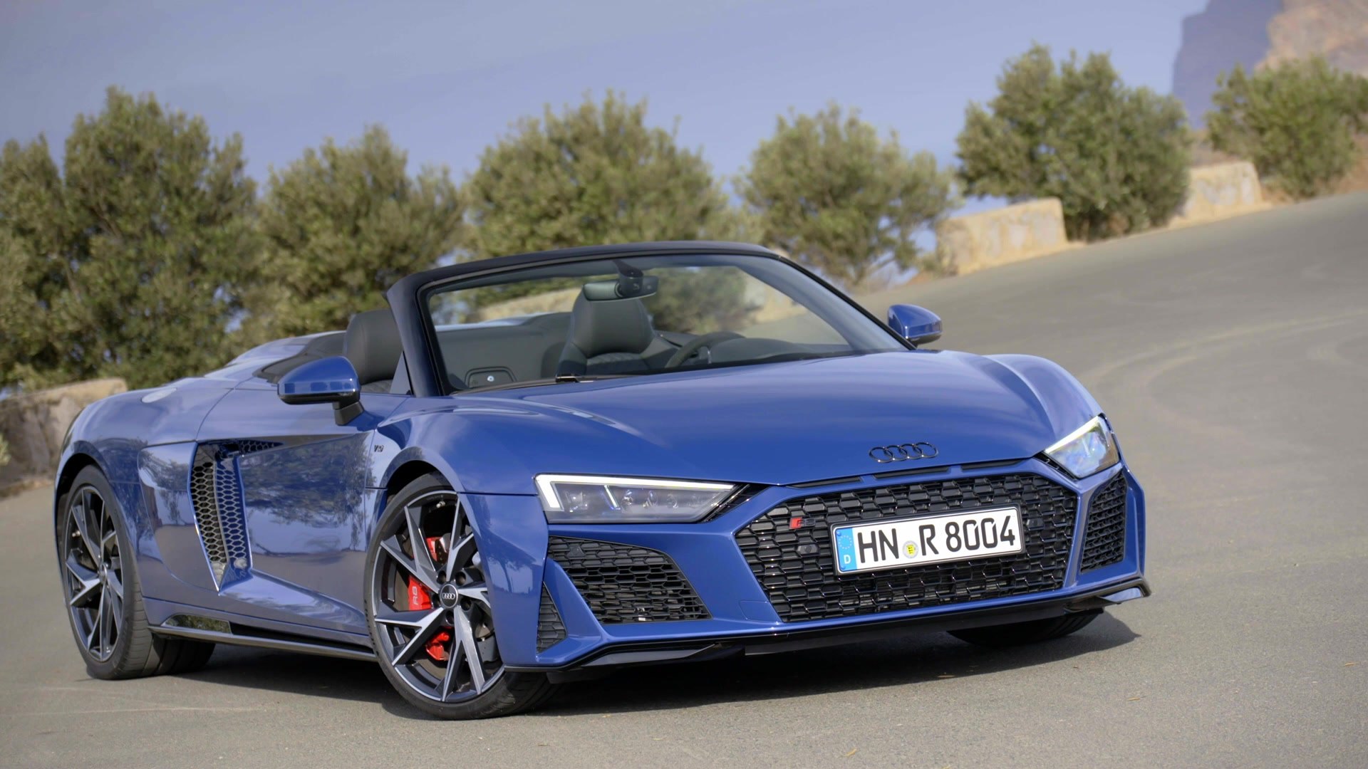 Audi R8 Sfondo Blu