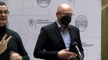 Brífing ministra hospodárstva R. Sulíka