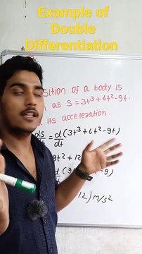 Example of double differentiation | example of double differentiation in Hindi | example of Double Differentiation mathematical tool #cityclasses