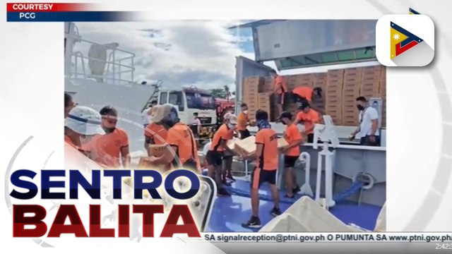 Paghahatid ng relief assistance ng PCG sa mga probinsiyang nasalanta ng bagyo, puspusan