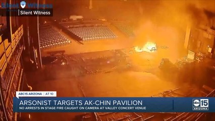 Arsonist targets Ak-Chin Pavilion