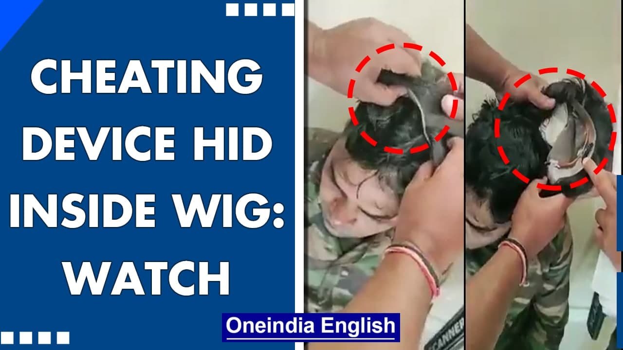 UP police exam aspirant hides wireless device f...