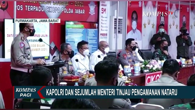 Jelang Nataru, Kapolri Listyo Sigit Tinjau Kesiapan Pos Pantau Lalin di Cikopo