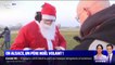 En Alsace, un Père Noël volant sillonne le ciel des villages