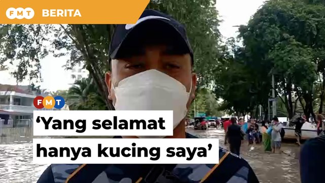 ‘Yang selamat hanya kucing saya,’ kata mangsa banjir Taman Sri Muda