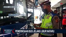 Cegah Kecelakaan Saat Nataru, Sopir Bus Periksa Urine