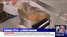 Ce pâtissier revisite la bûche de Noël en gâteau roulé maison