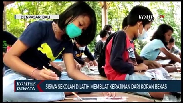 Kerajinan Dari Koran Bekas