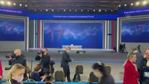Rusya Devlet Başkanı Putin'in, geleneksel yıl sonu basın toplantısı