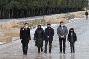 Son dakika haber... Azerbaycan Vatan Muharebesi'nde şehit olan üsteğmenin ailesinden Anıtkabir'e ziyaret