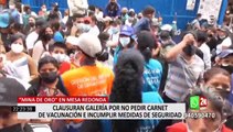 Mesa Redonda: clausuran y multan a galería Mina de Oro por incumplir medidas de seguridad