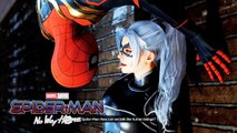Spider-Man Kisses Black Cat Almost Scene _ No Way Home Movie Suit