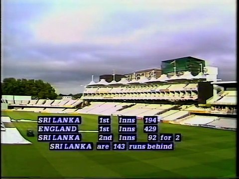 1988 England v Sri Lanka Only Test Day 4 Aug 25th to 30th 1988 at Lords