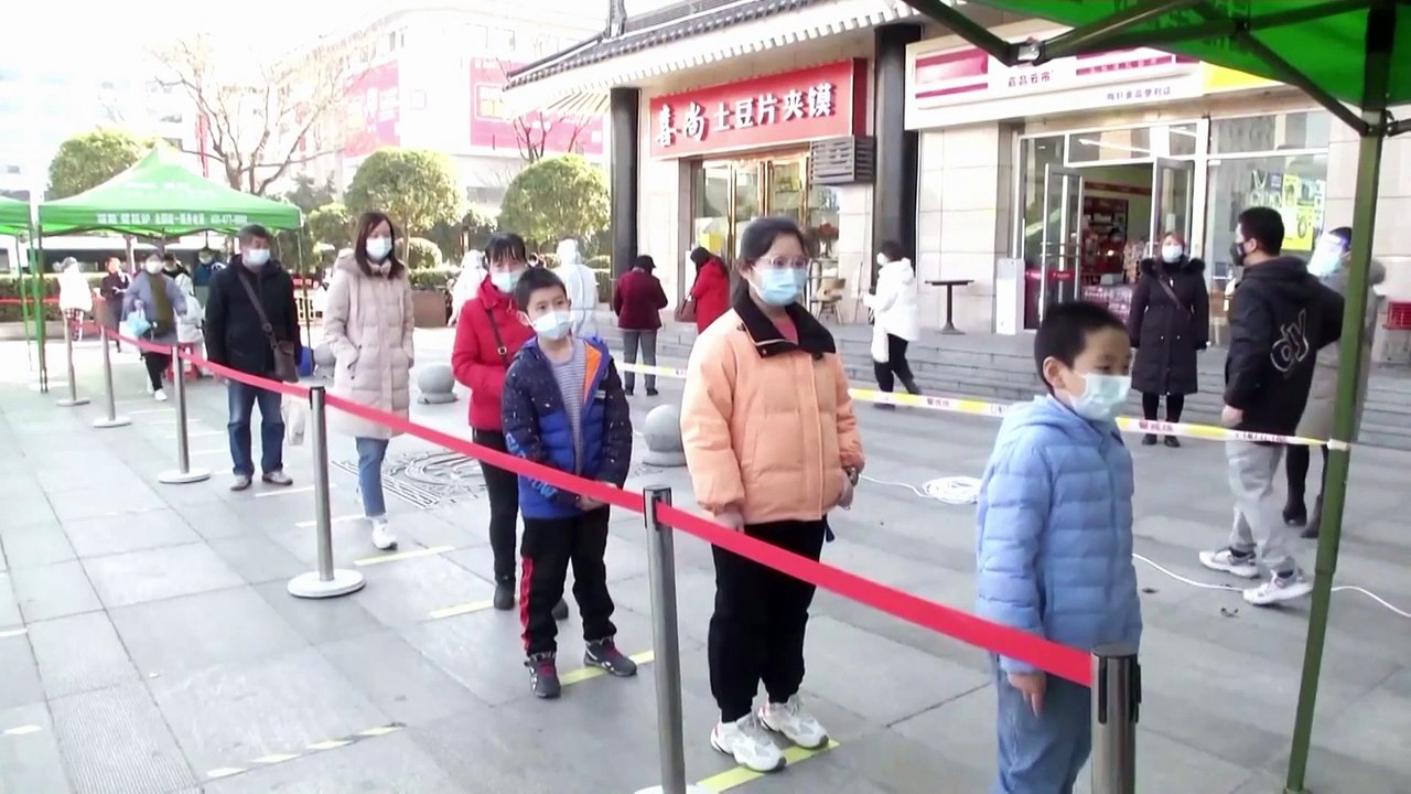 Corona-Massentests in China -  Lockdown für 13-Millionen-Stadt Xi'an