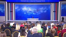 بوتين خلال مؤتمره الصحفي السنوي: نأمل أن تحقق روسيا مناعة جماعية ضد كورونا في 2022