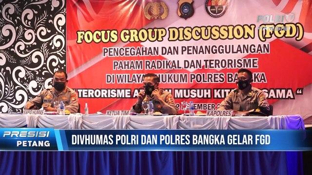Divhumas Polri gelar FGD Kontra Radikalisme di Bangka