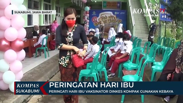 Peringati Hari Ibu Vaksinator Dinkes Kompak Gunakan Kebaya