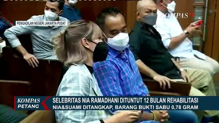 Nia Ramadhani dan Ardi Bakrie Dituntut 12 Bulan Rehabilitasi Terkait Kasus Narkoba