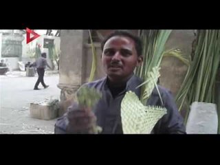 رغم غلاء الأسعار.. الأقباط يشترون سعف النخيل في الفيوم
