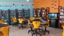 Ödemiş'te Şehit Gökhan Kirazlı Ortaokulu'na kütüphane açıldı
