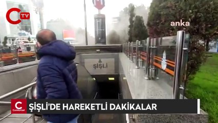Şişli metro durağındaki duman paniğe neden oldu
